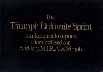 Triumph- Dolomite UK